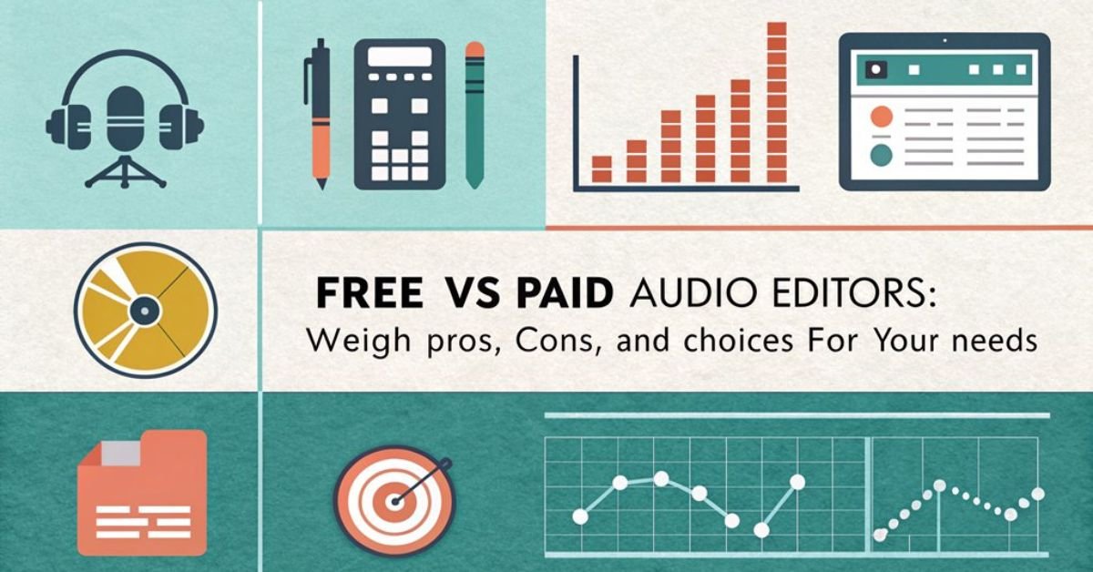 Free vs. paid Audio Editing Software