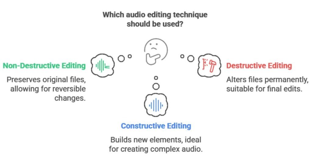 What Are Three Types of Audio Editing Techniques