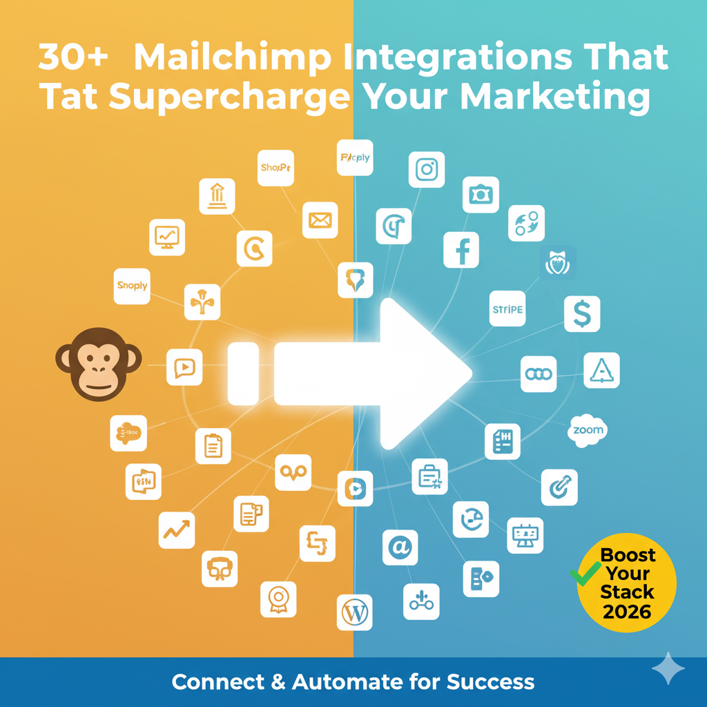 30+ Mailchimp Integrations That Supercharge