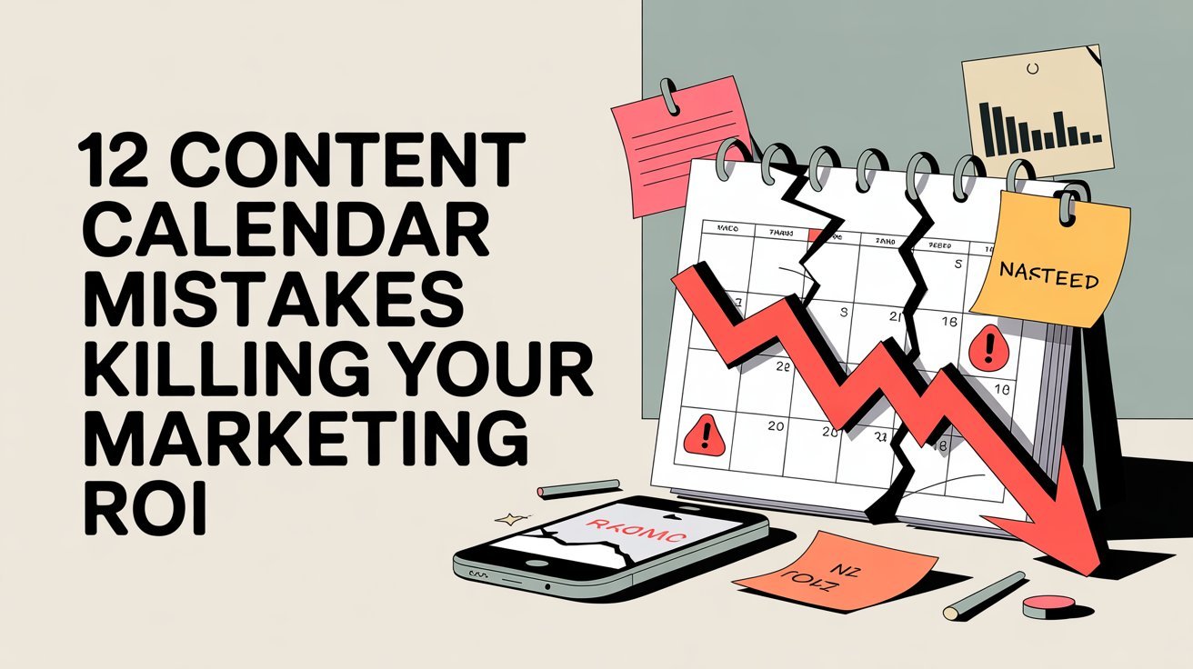 12 Content Calendar Mistakes Killing Your Marketing ROI