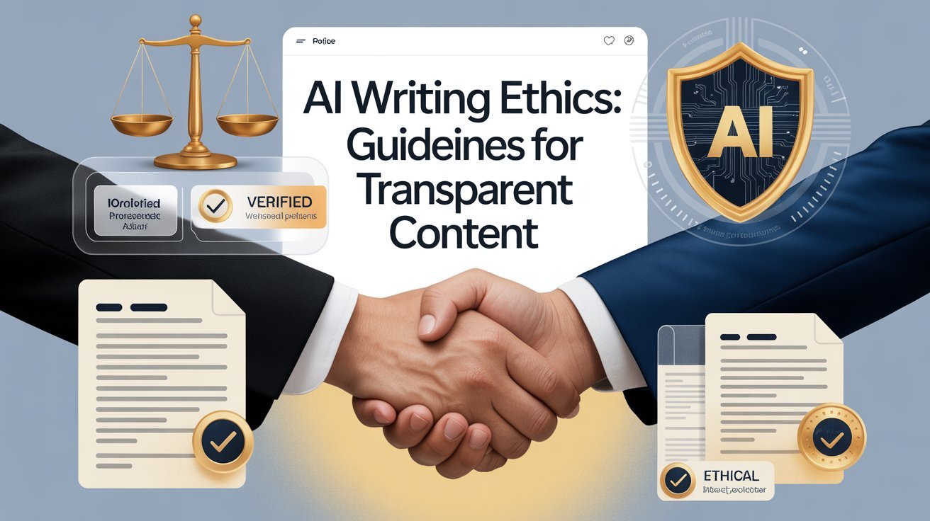 AI Writing Ethics Guidelines for Transparent Content