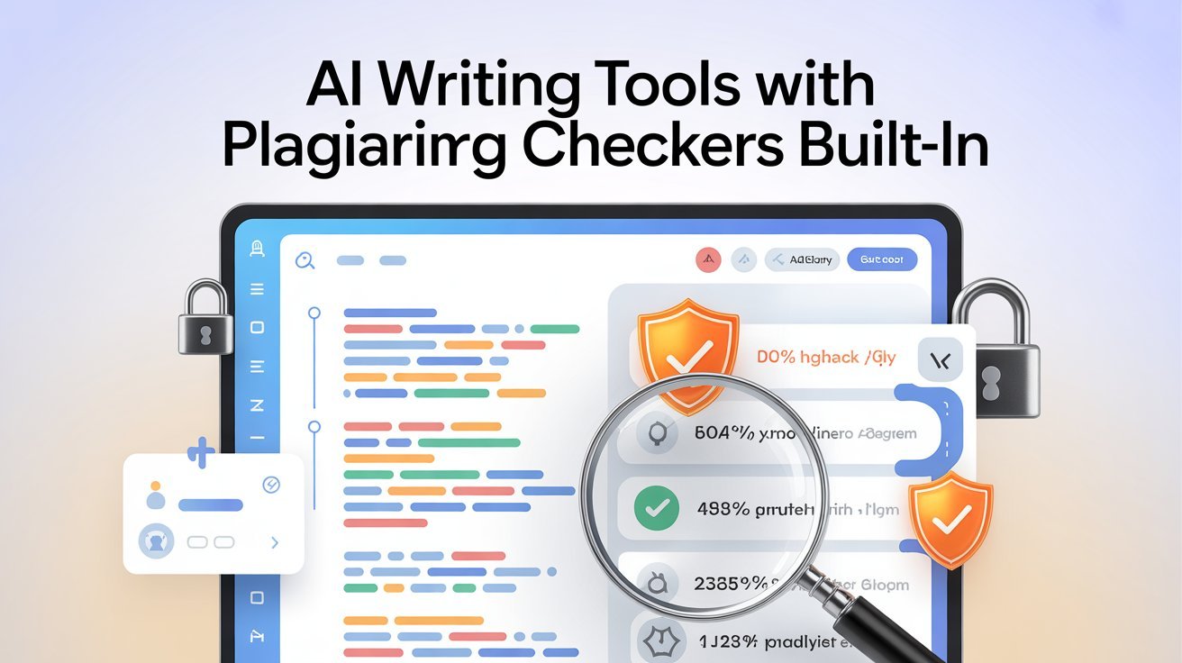 AI Writing Tools with Plagiarism Checkers Built-In