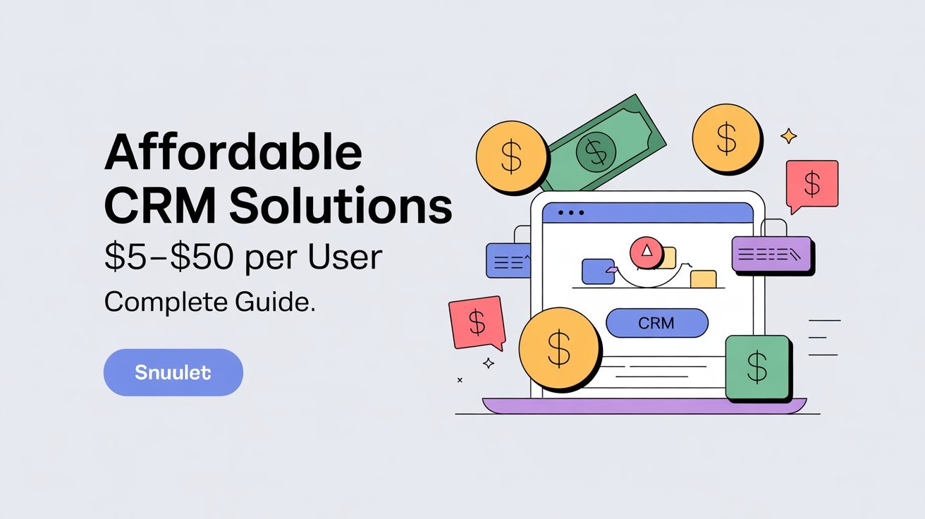 Affordable CRM Solutions 2026 $5-$50 Per User Complete Guide