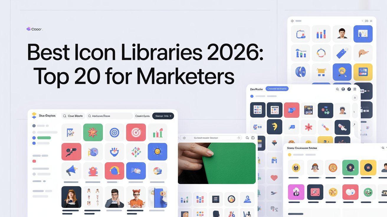 Best Icon Libraries 2026 Top 20 for Marketers