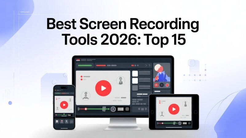 Best Screen Recording Tools 2026 Top 15
