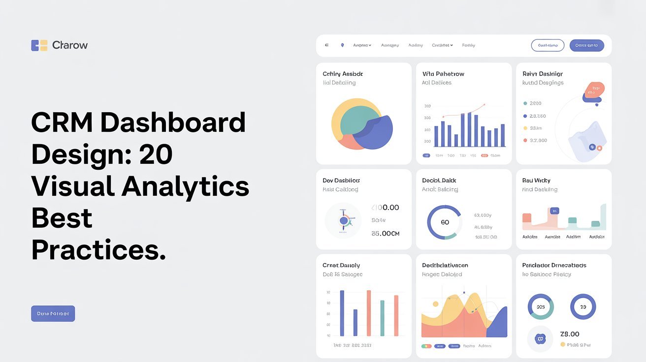 CRM Dashboard Design 20 Visual Analytics Best Practices