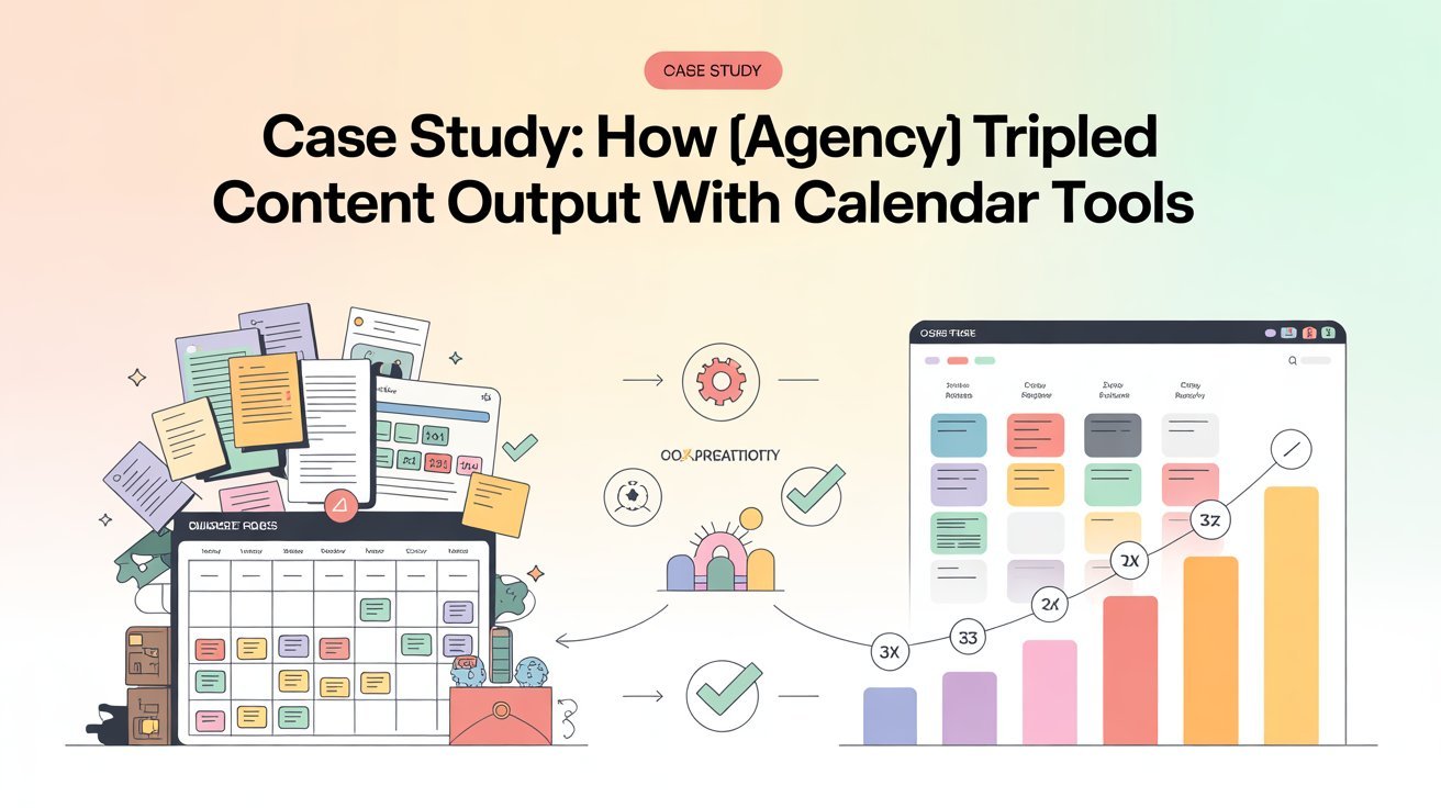 Case Study How [Agency] Tripled Content Output with Calendar Tools
