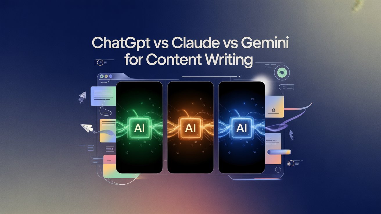 ChatGPT vs Claude vs Gemini for Content Writing