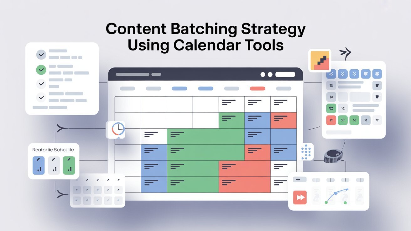Content Batching Strategy Using Calendar Tools