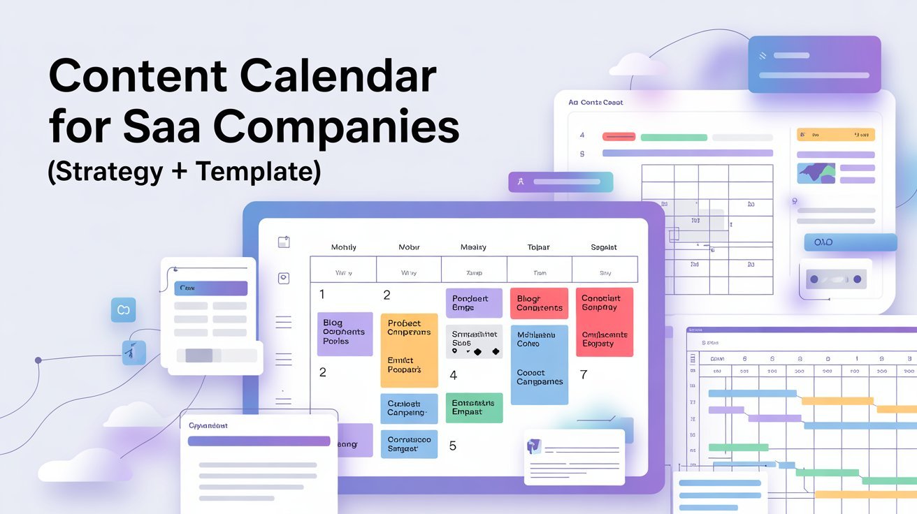 Content Calendar for SaaS Companies (Strategy + Template)