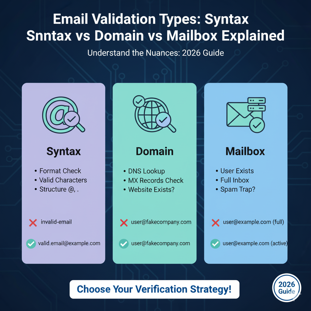 Email Validation Types