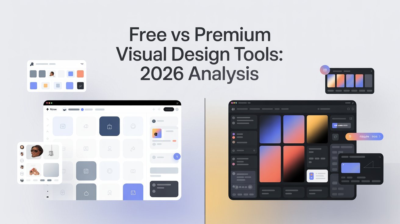 Free vs Premium Visual Design Tools 2026 Analysis