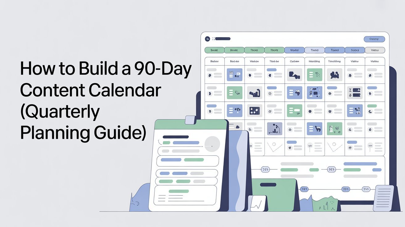 How to Build a 90-Day Content Calendar (Quarterly Planning Guide)