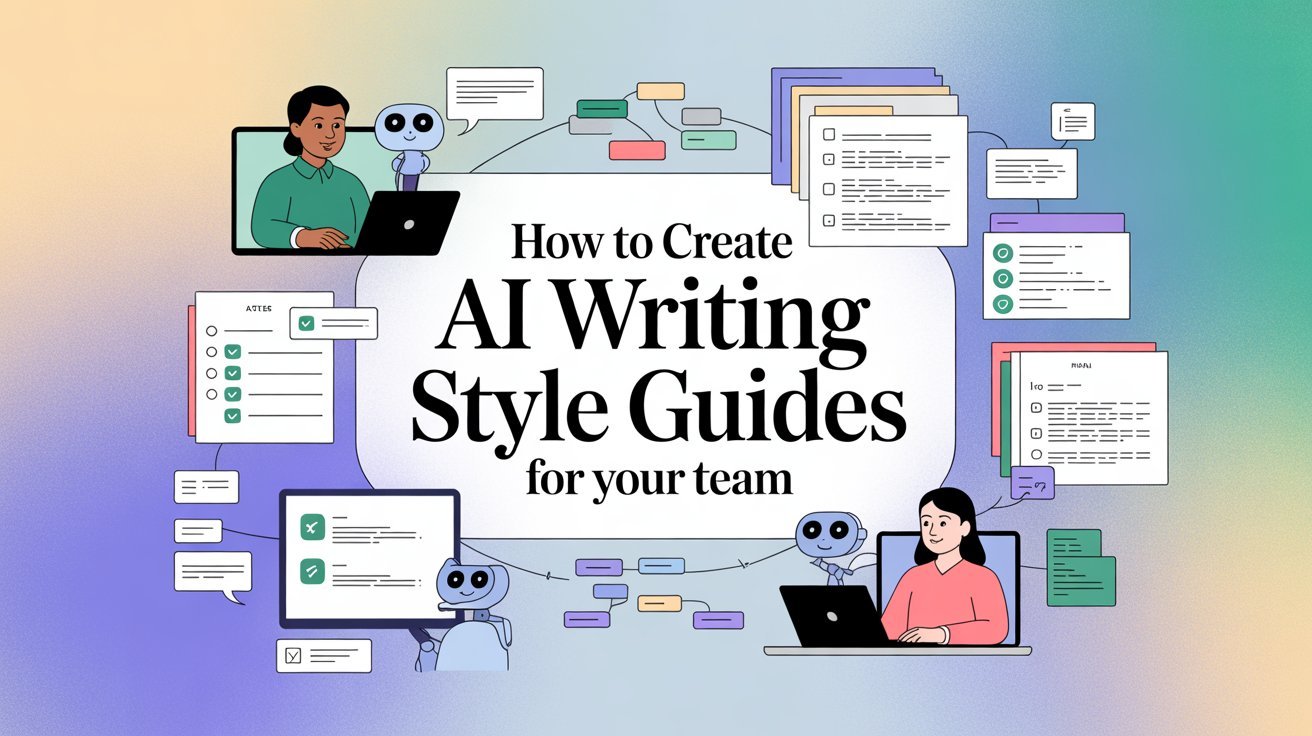 How to Create AI Writing Style Guides for Your Team