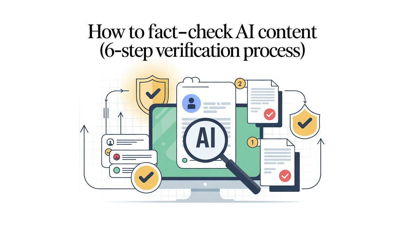 How to Fact-Check AI Content (6-Step Verification Process)