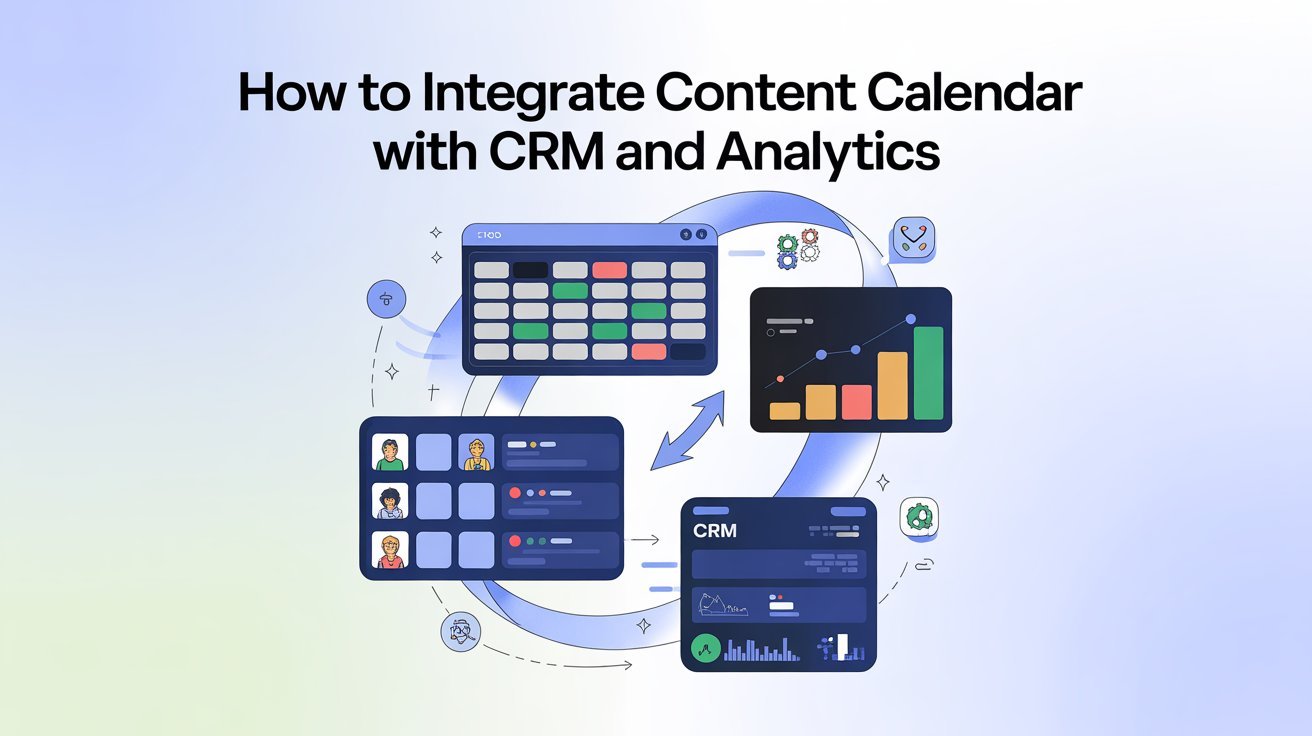 How to Integrate Content Calendar with CRM and Analytics