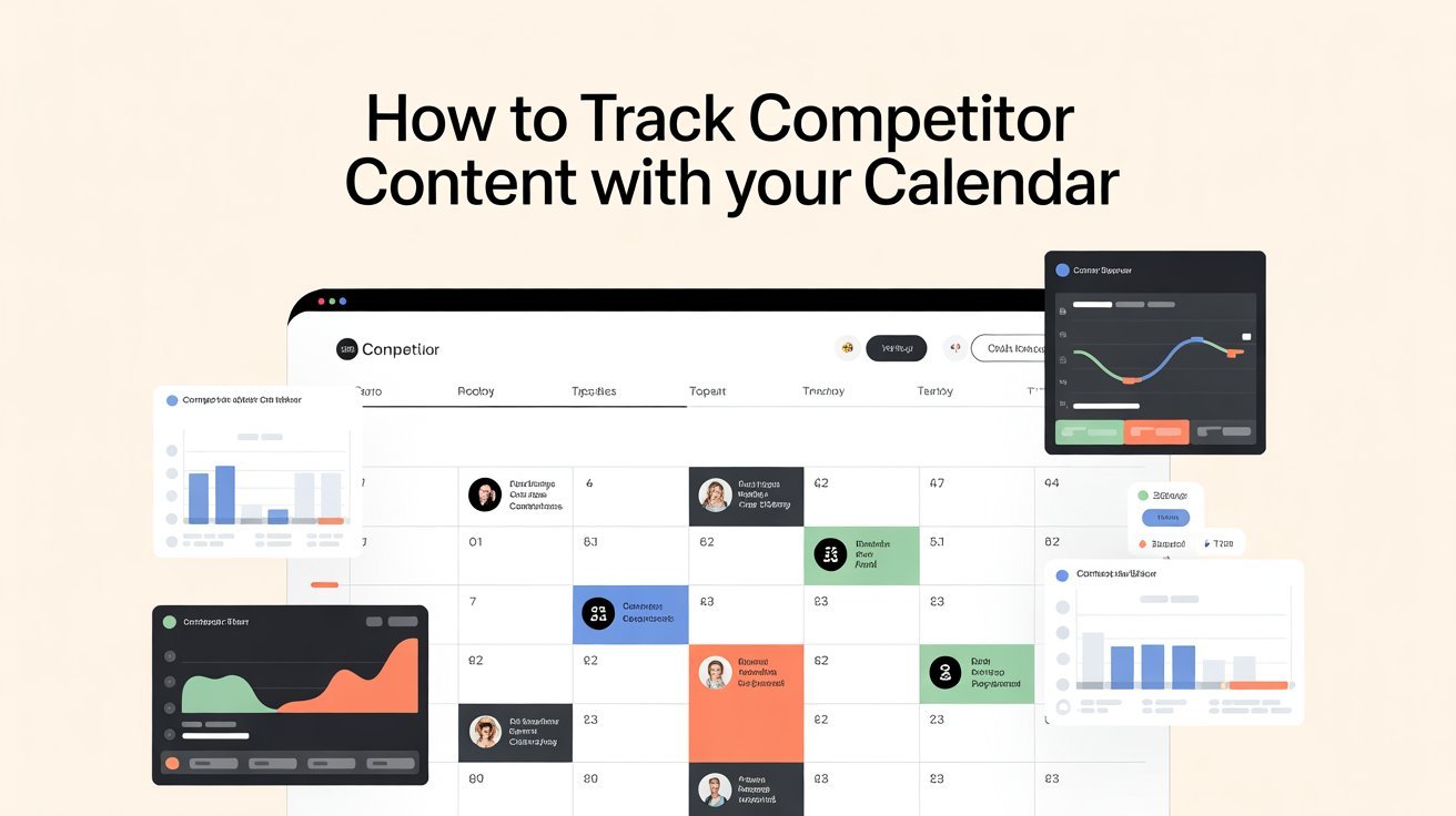 How to Track Competitor Content with Your Calendar