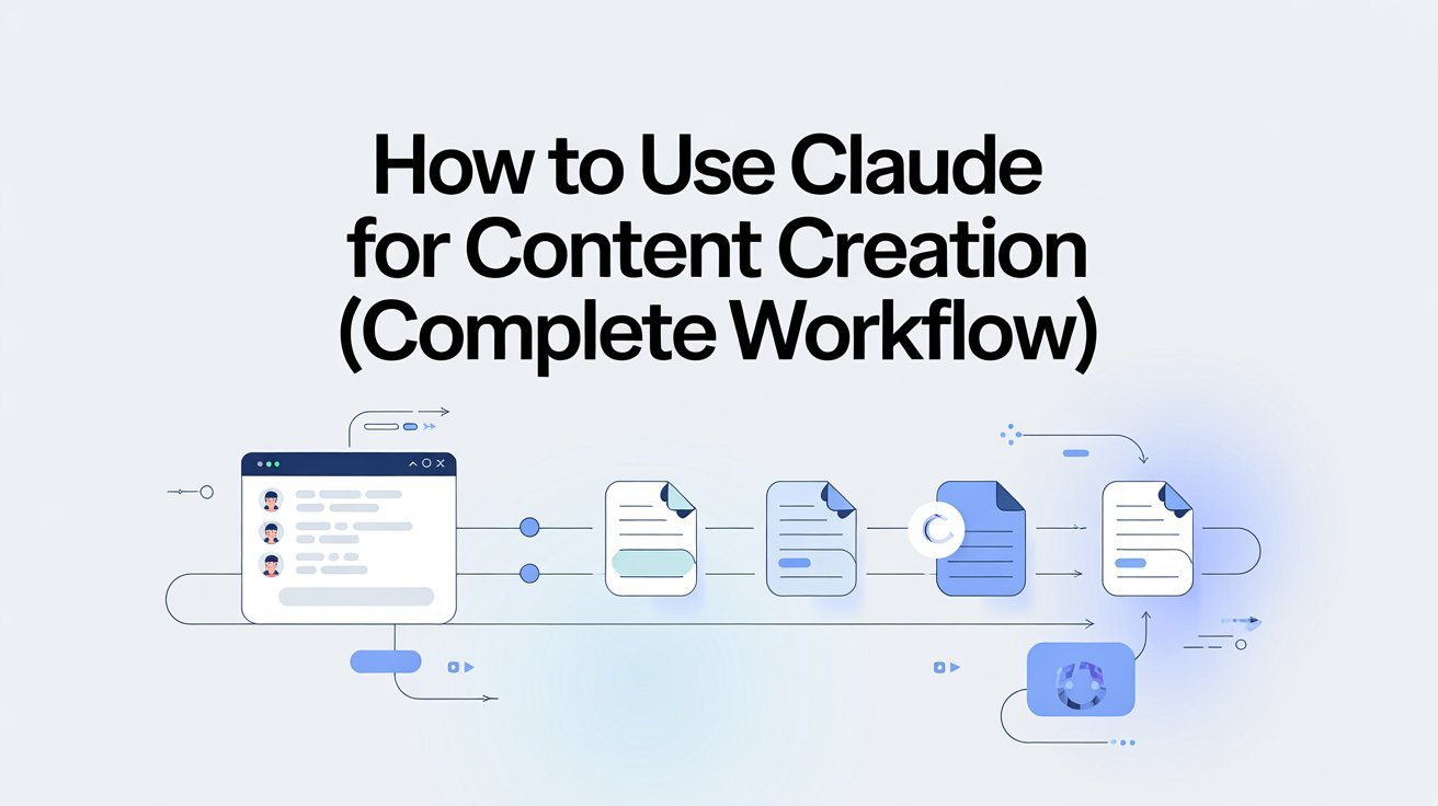 How to Use Claude for Content Creation (Complete Workflow)