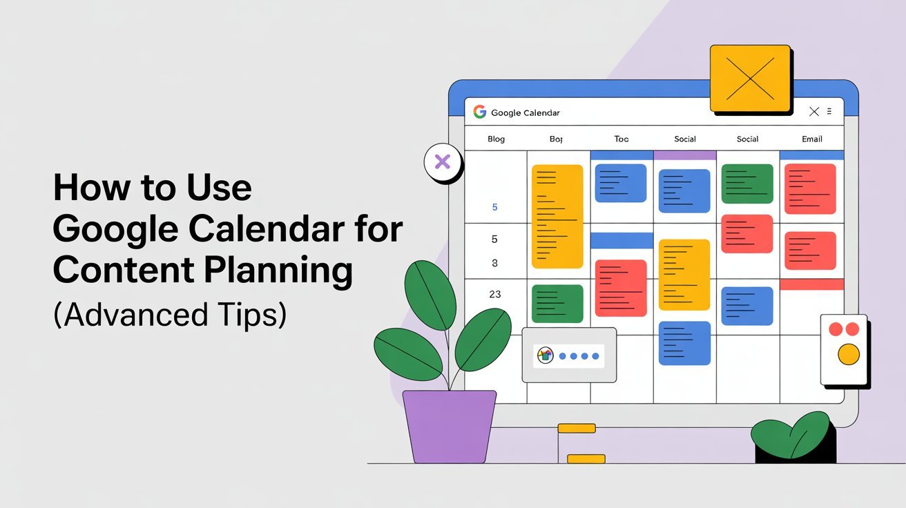 How to Use Google Calendar for Content Planning (Advanced Tips)