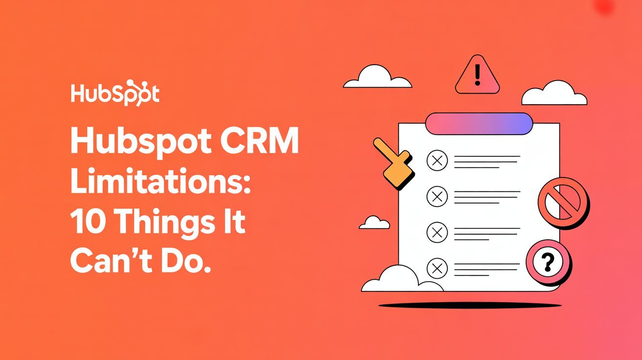 HubSpot CRM Limitations 10 Things It Can't Do