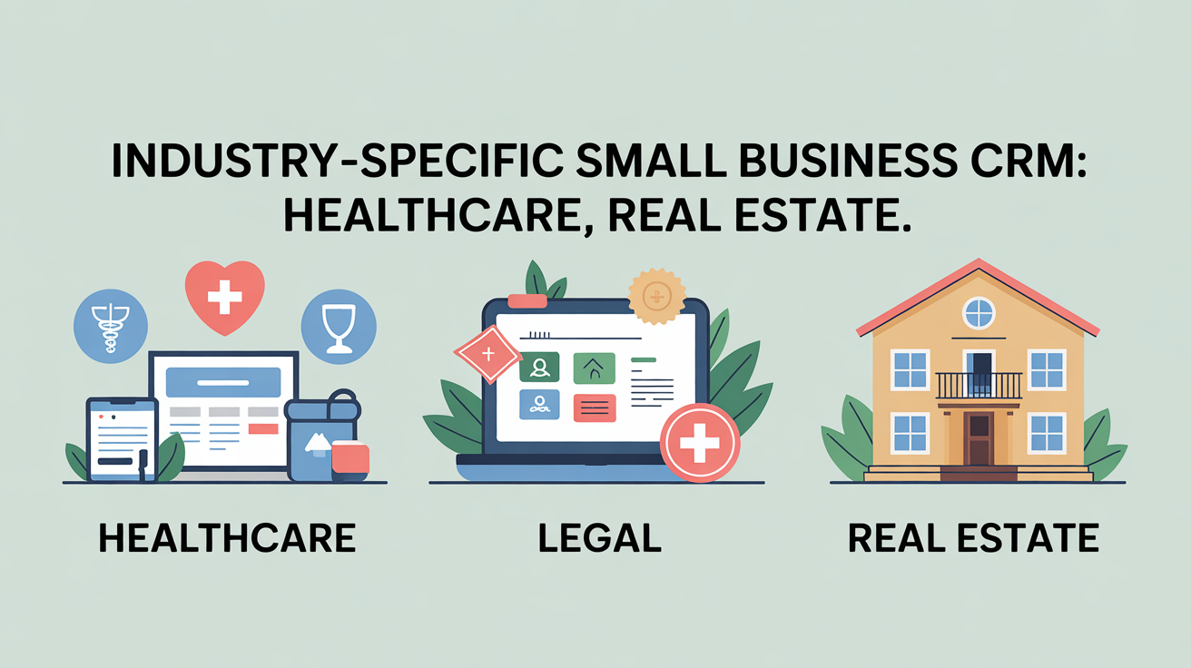 Industry-Specific Small Business CRM Healthcare, Legal, Real Estate