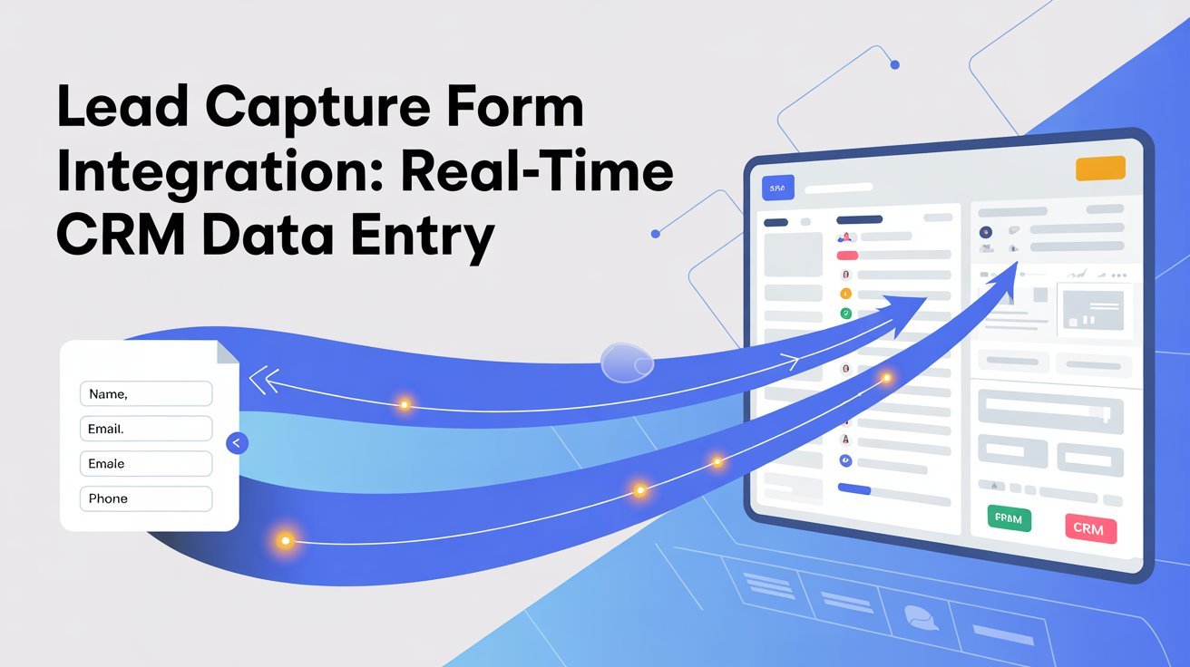 Lead Capture Form Integration Real-Time CRM Data Entry