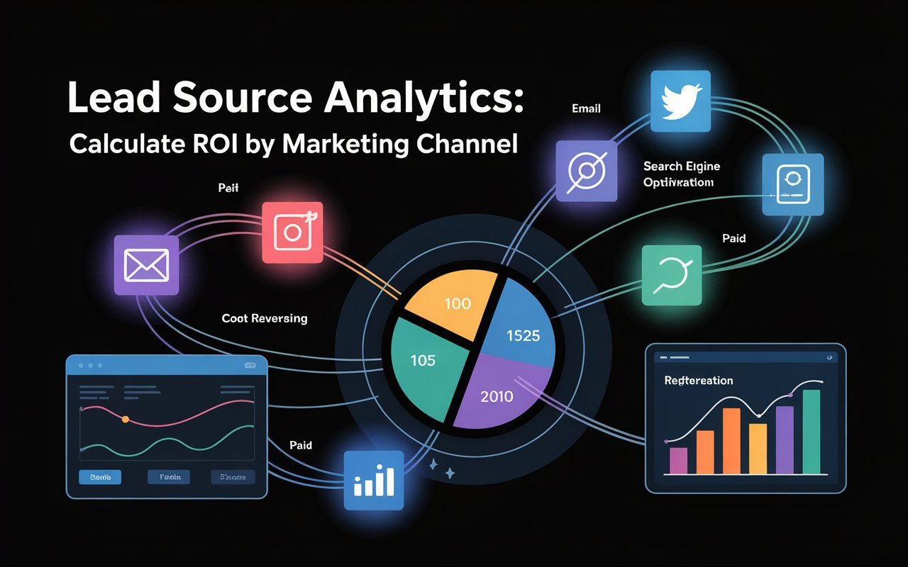 Lead Source Analytics Calculate ROI by Marketing Channel