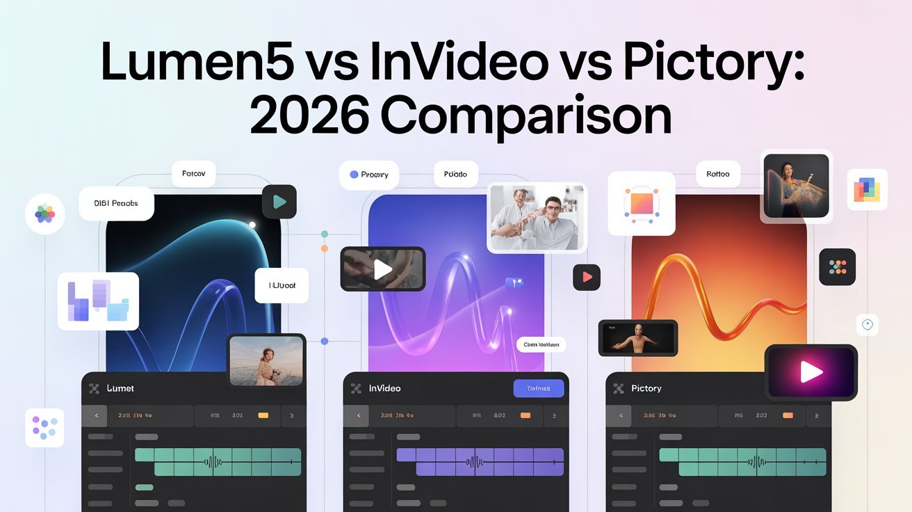 Lumen5 vs InVideo vs Pictory 2026 Comparison