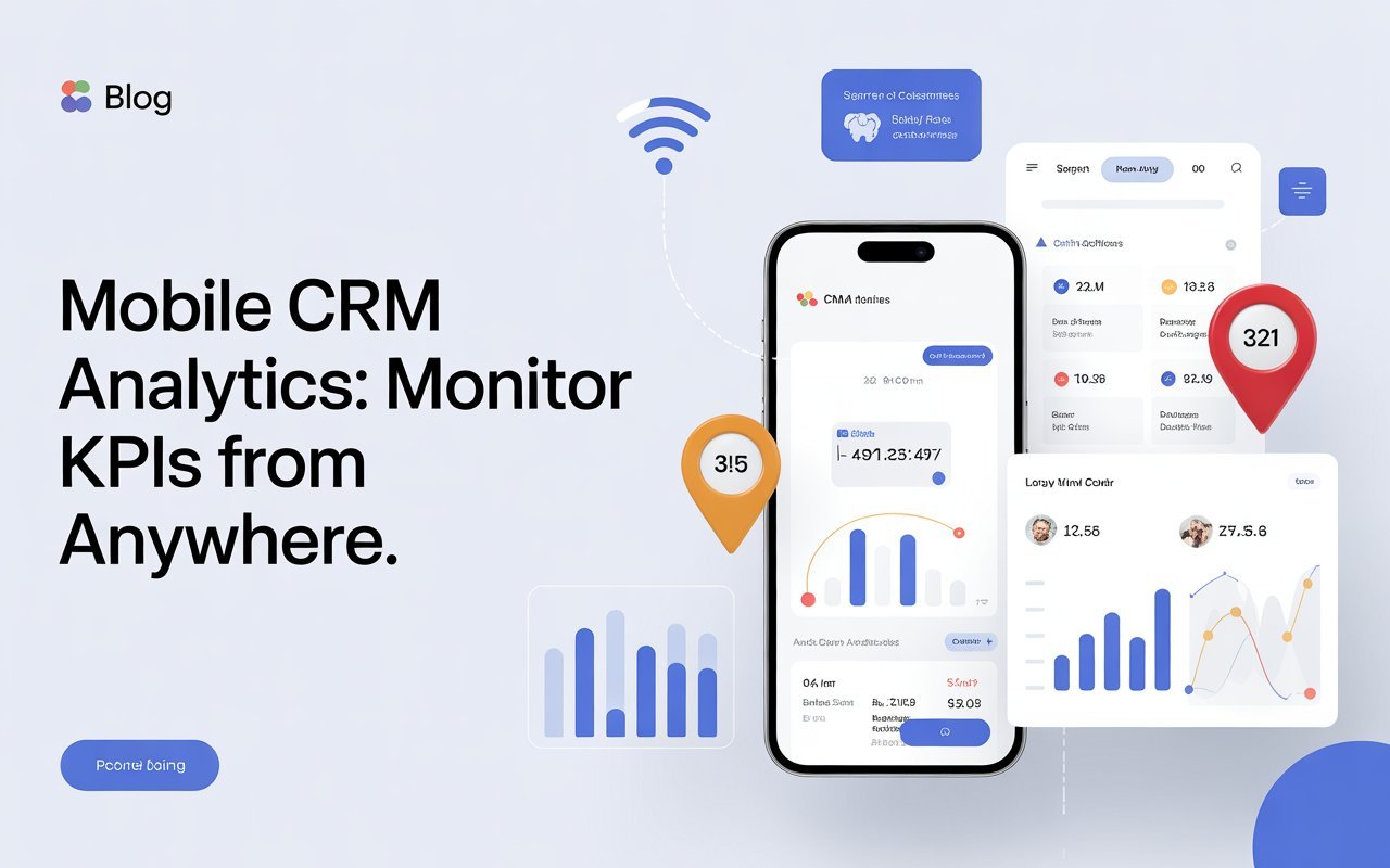 Mobile CRM Analytics Monitor KPIs from Anywhere