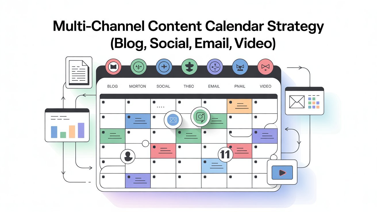 Multi-Channel Content Calendar Strategy (Blog, Social, Email, Video)