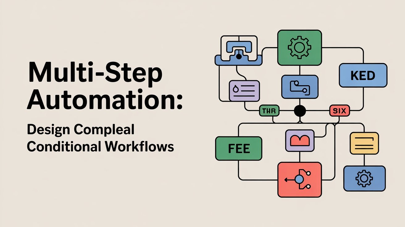 Multi-Step Automation Design Complex Conditional Workflows