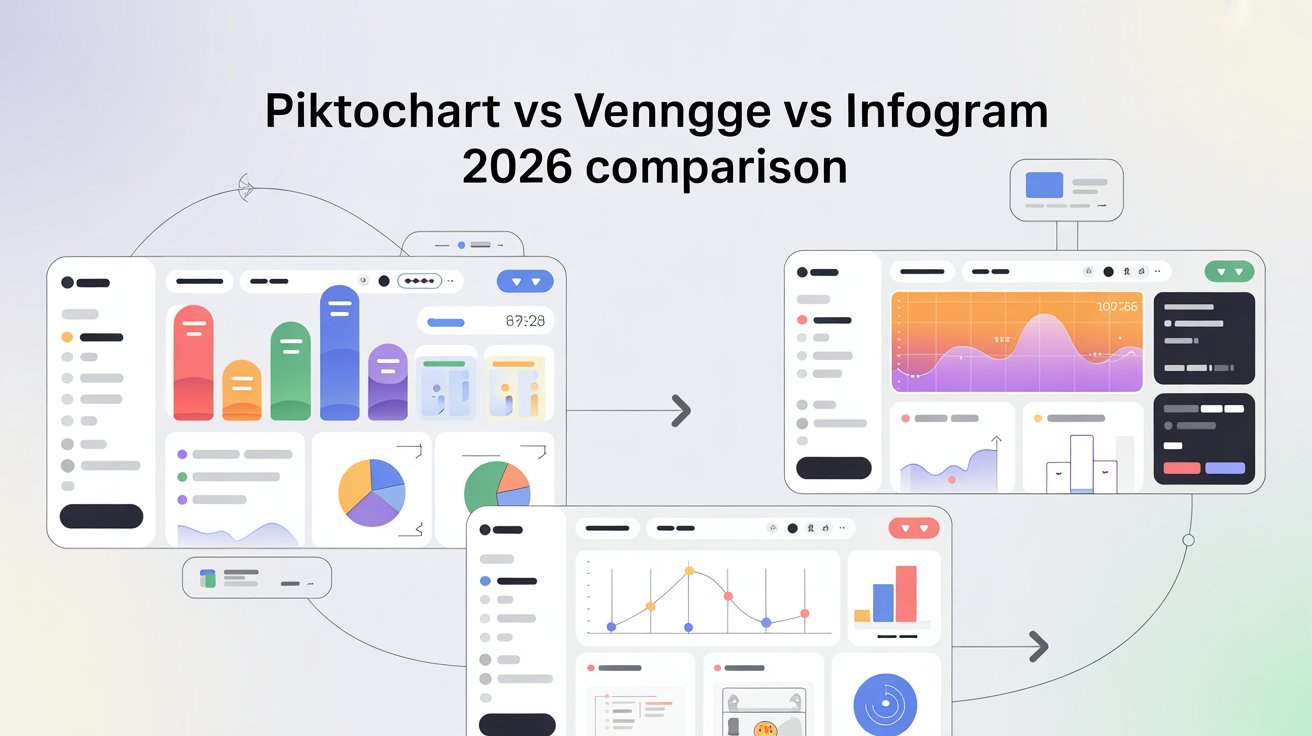 Piktochart vs Venngage vs Infogram 2026 Comparison