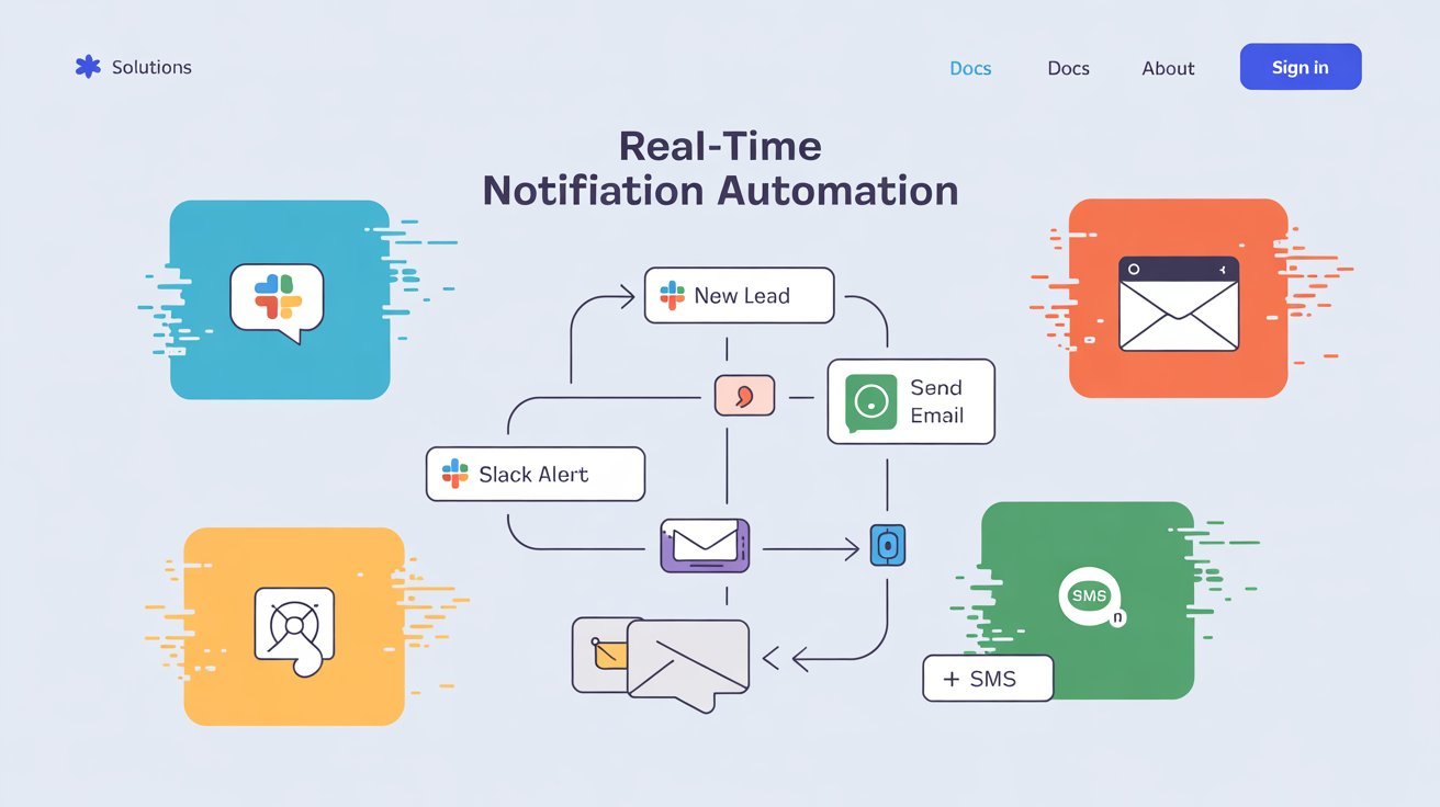 Real-Time Notification Automation Slack, Email, and SMS Alerts