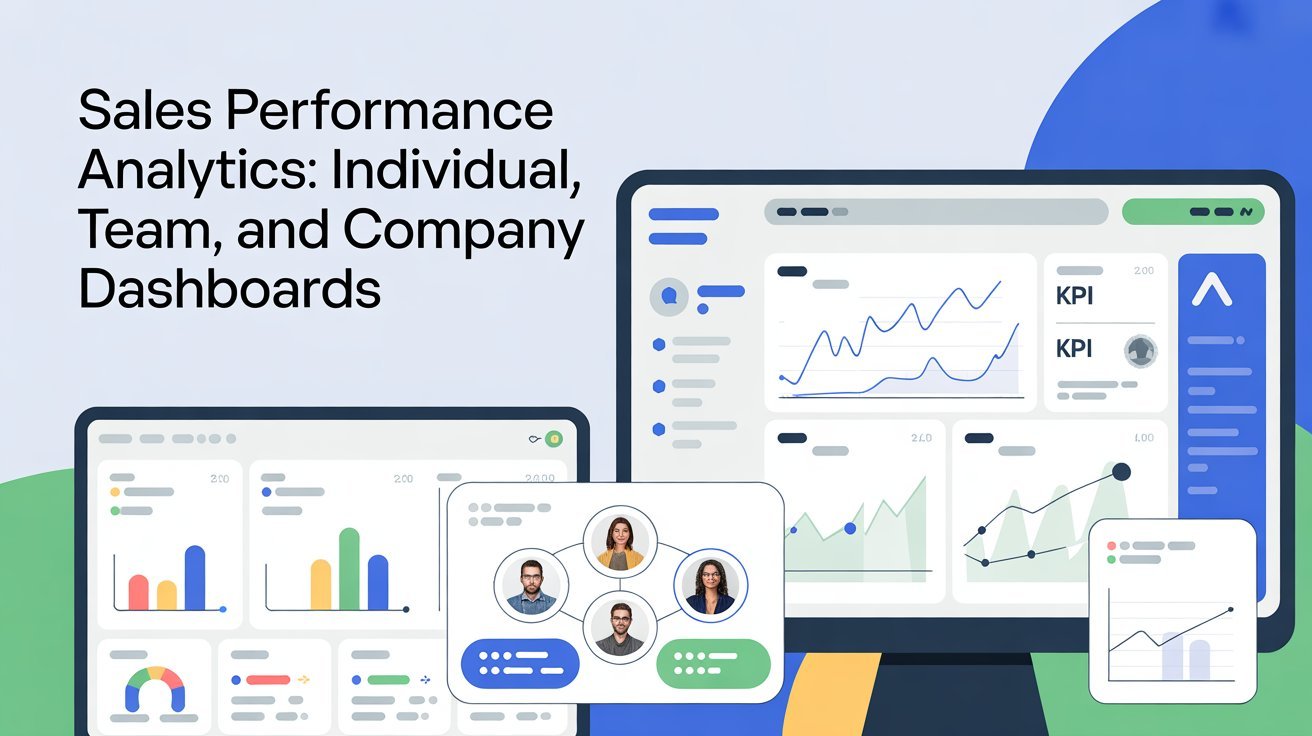 Sales Performance Analytics Individual, Team, and Company Dashboards