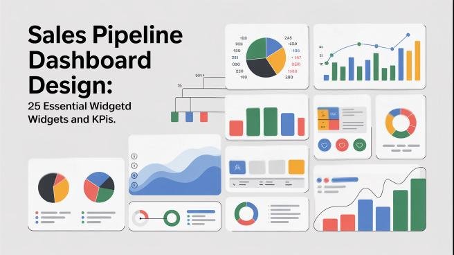 Sales Pipeline Dashboard Design 25 Essential Widgets and KPIs
