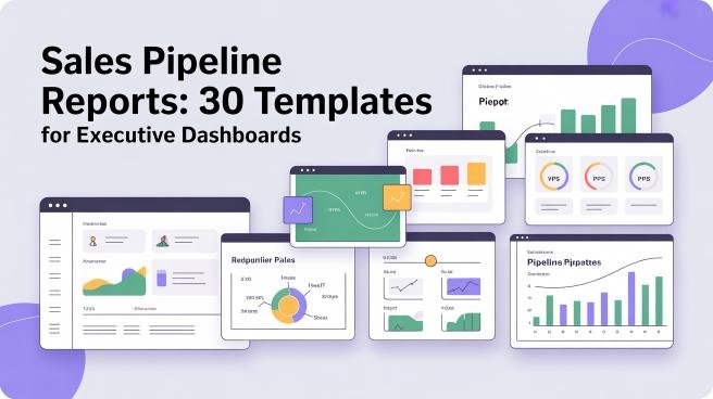 Sales Pipeline Reports 30 Templates for Executive Dashboards