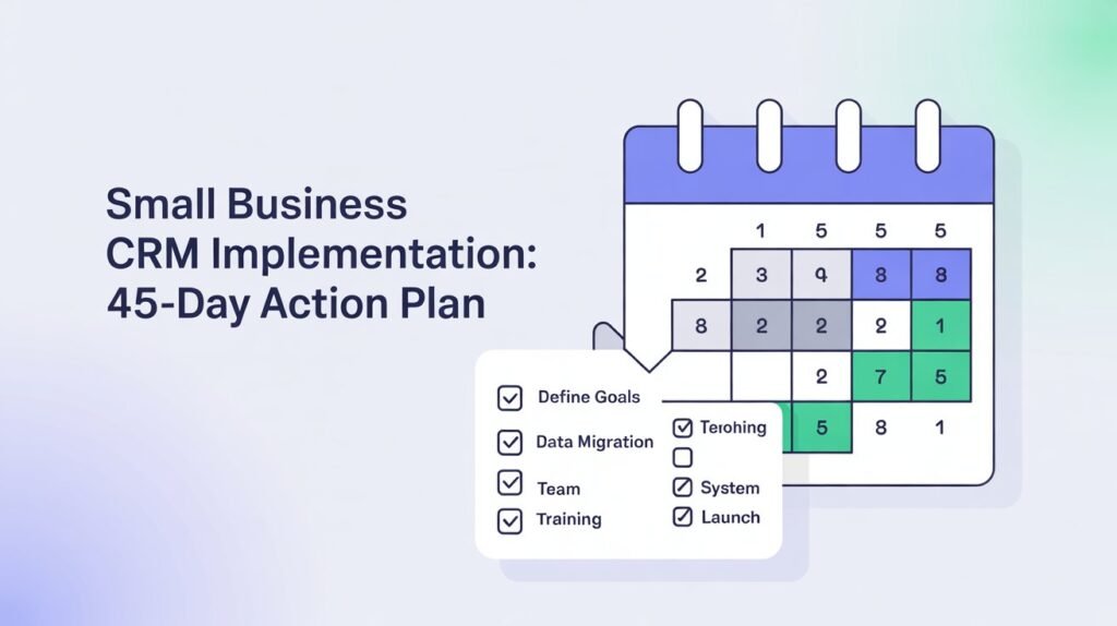 Small Business CRM Implementation 45-Day Action Plan