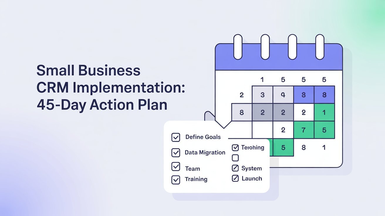 Small Business CRM Implementation 45-Day Action Plan