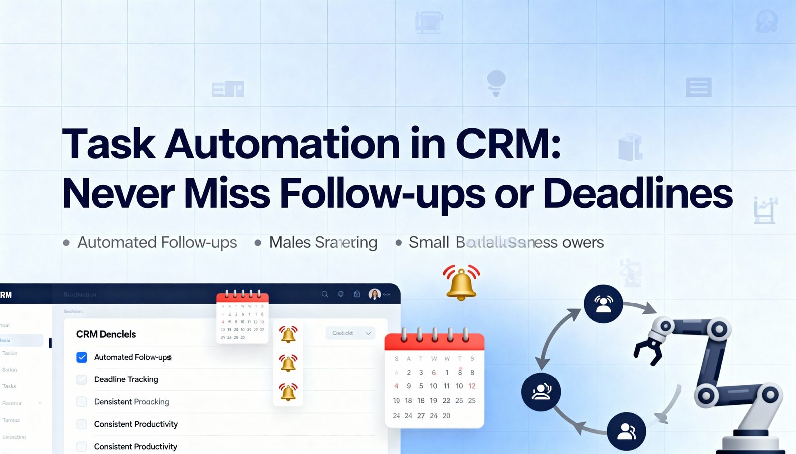 Task Automation in CRM Never Miss Follow-ups or Deadlines
