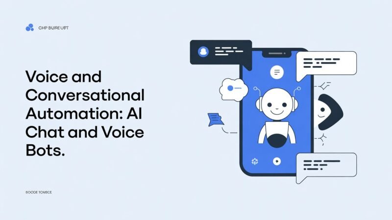 Voice and Conversational Automation AI Chat and Voice Bots