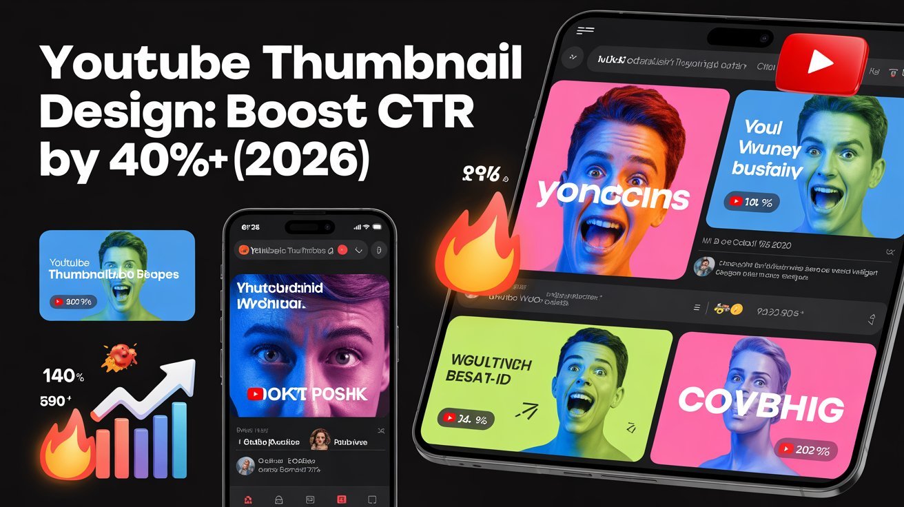 YouTube Thumbnail Design Boost CTR by 40%+ (2026)