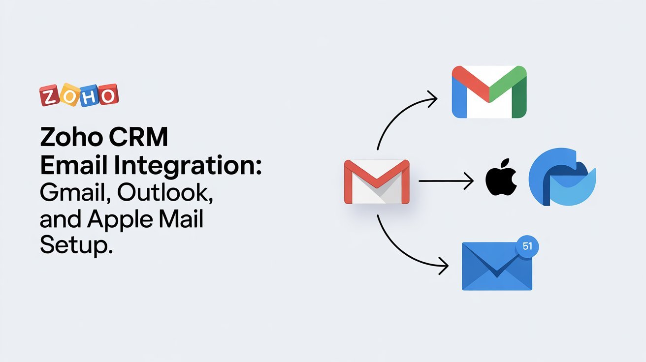 Zoho CRM Email Integration Gmail, Outlook, and Apple Mail Setup