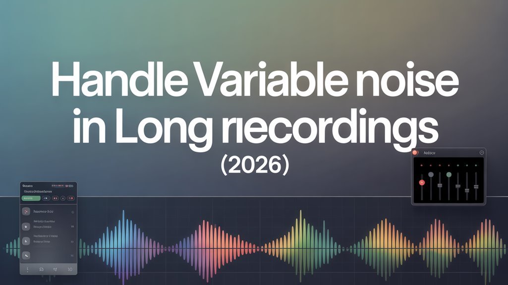 manage audio recording variability