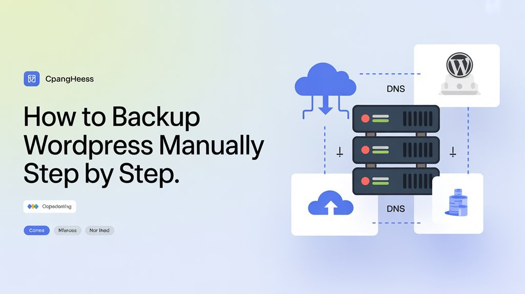 manual wordpress backup guide