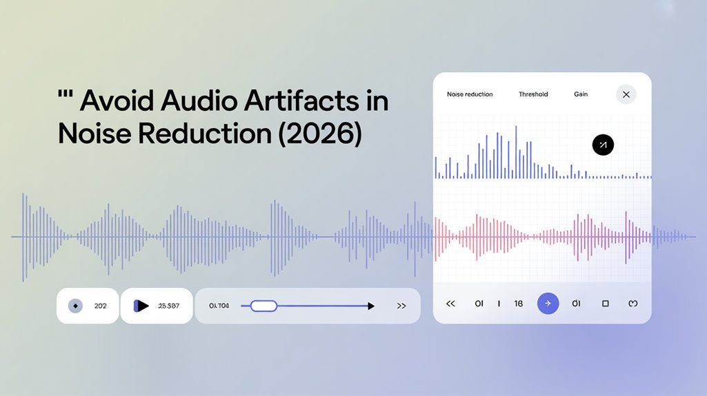 prevent noise reduction artifacts